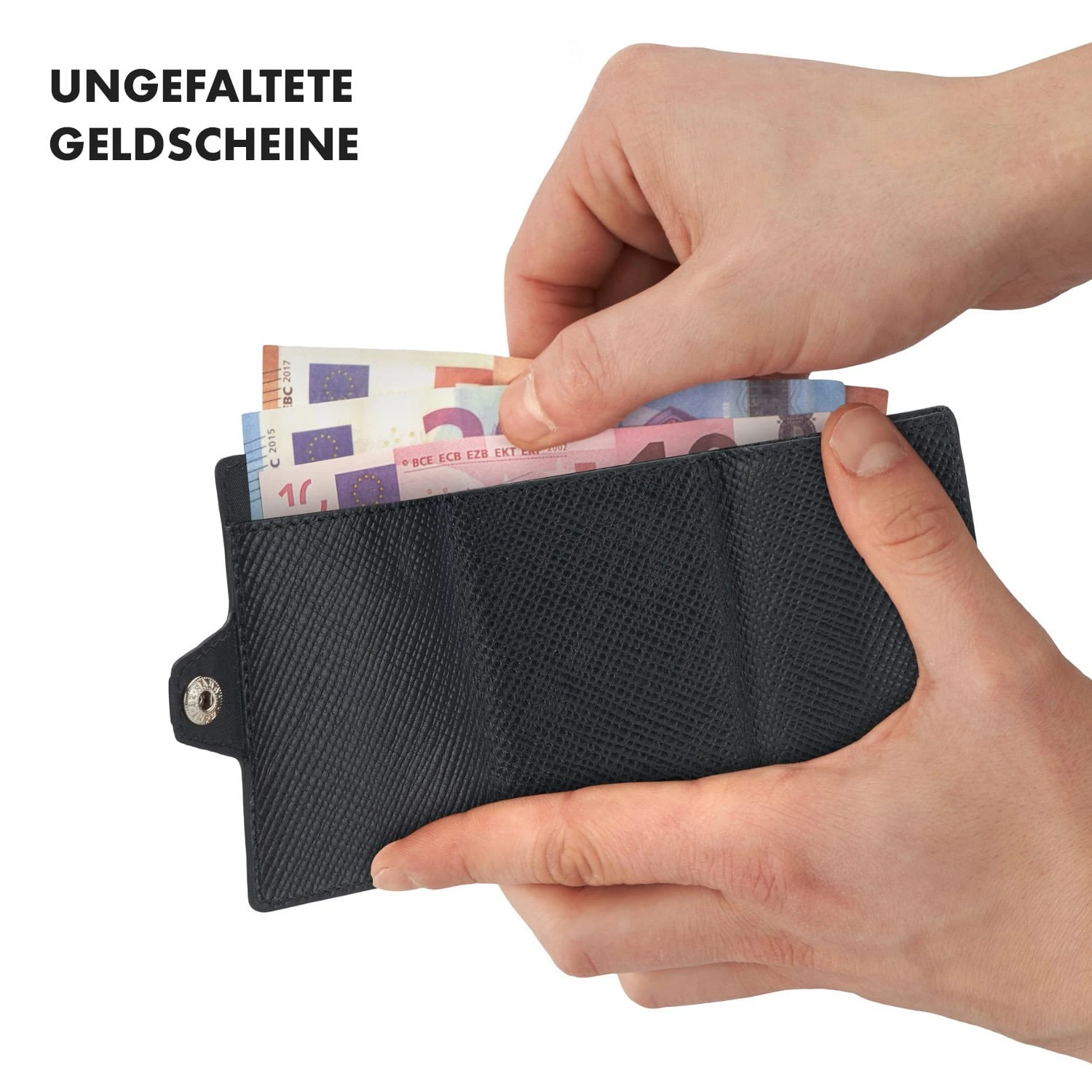 ZNAP Slim Wallet 12 Karten Münzfach 8 X 1,8 X 6 Cm (BxHxT) RFID-Schutz 6 ZNAP Slim Wallet 12 Karten Münzfach 8 X 1,8 X 6 Cm (BxHxT) RFID-Schutz – Bild 4