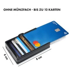 ZNAP Slim Wallet 12 Karten Münzfach 8 X 1,8 X 6 Cm (BxHxT) RFID-Schutz 16 ZNAP Slim Wallet 12 Karten Münzfach 8 X 1,8 X 6 Cm (BxHxT) RFID-Schutz -Heimladen 10038779 de 0007 logo
