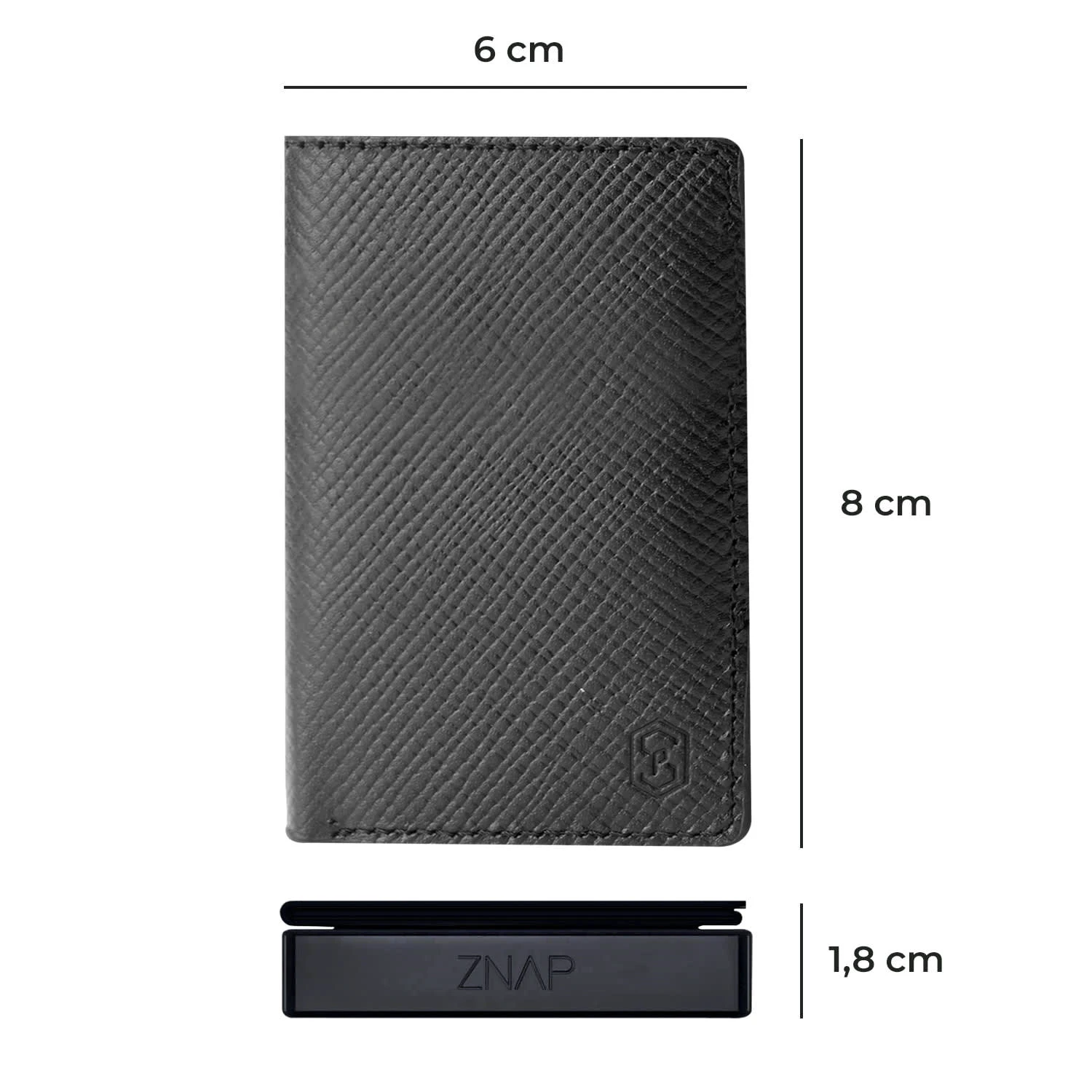 ZNAP Slim Wallet 12 Karten Münzfach 8 X 1,8 X 6 Cm (BxHxT) RFID-Schutz 10 ZNAP Slim Wallet 12 Karten Münzfach 8 X 1,8 X 6 Cm (BxHxT) RFID-Schutz – Bild 8