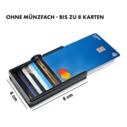 ZNAP Slim Wallet 8 Karten Münzfach 8 X 1,5 X 6 Cm (BxHxT) RFID-Schutz -Heimladen 10038798 de 0007 logo