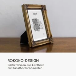 Regent Bilderrahmen Rechteckig 17 X 12 Cm Fotos Passepartout Glas Rokoko -Heimladen 10039336 de 0002 logo