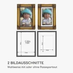 Regent Bilderrahmen Rechteckig 17 X 12 Cm Fotos Passepartout Glas Rokoko -Heimladen 10039336 de 0006 logo