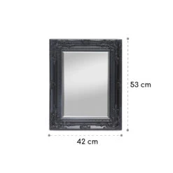 Ipswich Wandspiegel Massivholzrahmen Rechteckig 53 X 42 Cm -Heimladen 10039378 yy 0006 logo