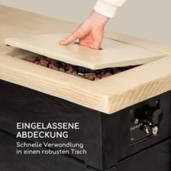 Corinth Gas-Feuerstelle 40.000BTU/13kW Abdeckung Edelstahlbrenner -Heimladen 10039407 de 0004 logo