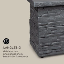 Anafi Gas-Feuerstelle 40.000BTU/13kW Abdeckung Edelstahlbrenner -Heimladen 10039410 de 0006 logo