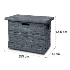 Anafi Gas-Feuerstelle 40.000BTU/13kW Abdeckung Edelstahlbrenner -Heimladen 10039410 yy 0008 logo