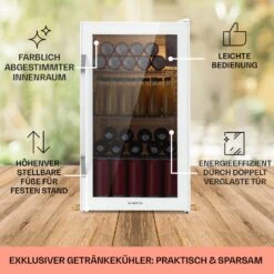 Beersafe XXL Quartz Kühlschrank 80 Liter 3 Böden Panoramaglastür 13 Beersafe XXL Quartz Kühlschrank 80 Liter 3 Böden Panoramaglastür -Heimladen 10039427 DE 0005 usp