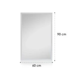 Arsenal Wandspiegel Echtholz Rechteckig 90 X 60 Cm -Heimladen 10039475 yy 0006 logo