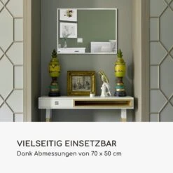 Croxley Wandspiegel Metallrahmen Rechteckig 70 X 50 Cm 10 Croxley Wandspiegel Metallrahmen Rechteckig 70 X 50 Cm -Heimladen 10039495 de 0003 logo