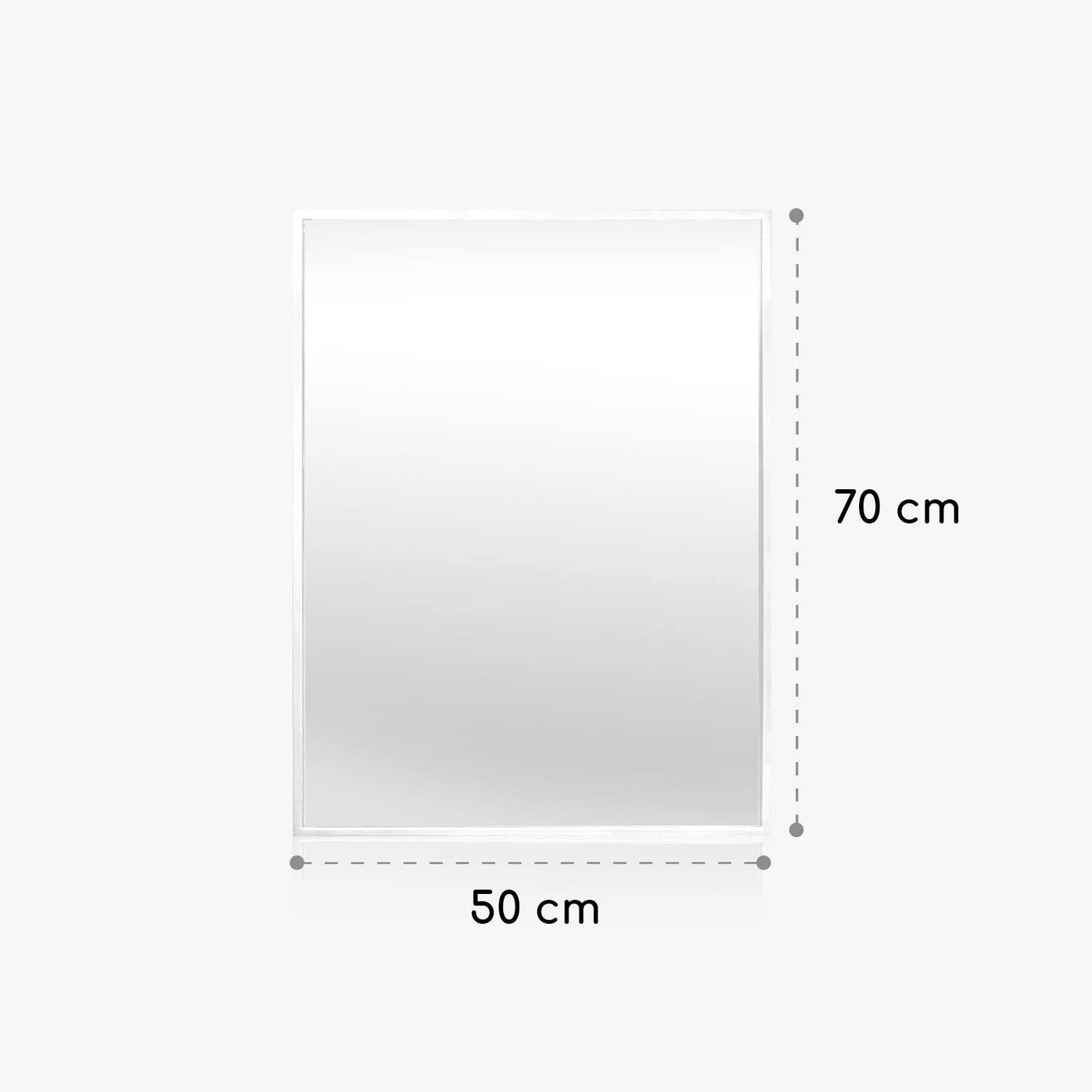 Croxley Wandspiegel Metallrahmen Rechteckig 70 X 50 Cm 8 Croxley Wandspiegel Metallrahmen Rechteckig 70 X 50 Cm – Bild 6