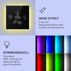 Mojave 500 Smart 2-in-1 Heizgerät Infrarot Konvektor 60x60cm 500W RGB-Licht -Heimladen 10039810 de 0003 logo