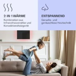 Mojave 500 Smart 2-in-1 Heizgerät Infrarot Konvektor 60x60cm 500W RGB-Licht -Heimladen 10039810 de 0004 logo