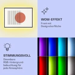 Mojave 750 Smart 2-in-1 Heizgerät Infrarot Konvektor 85x60cm 750W RGB-Licht -Heimladen 10039820 de 0003 logo