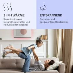 Mojave 750 Smart 2-in-1 Heizgerät Infrarot Konvektor 85x60cm 750W RGB-Licht -Heimladen 10039820 de 0004 logo