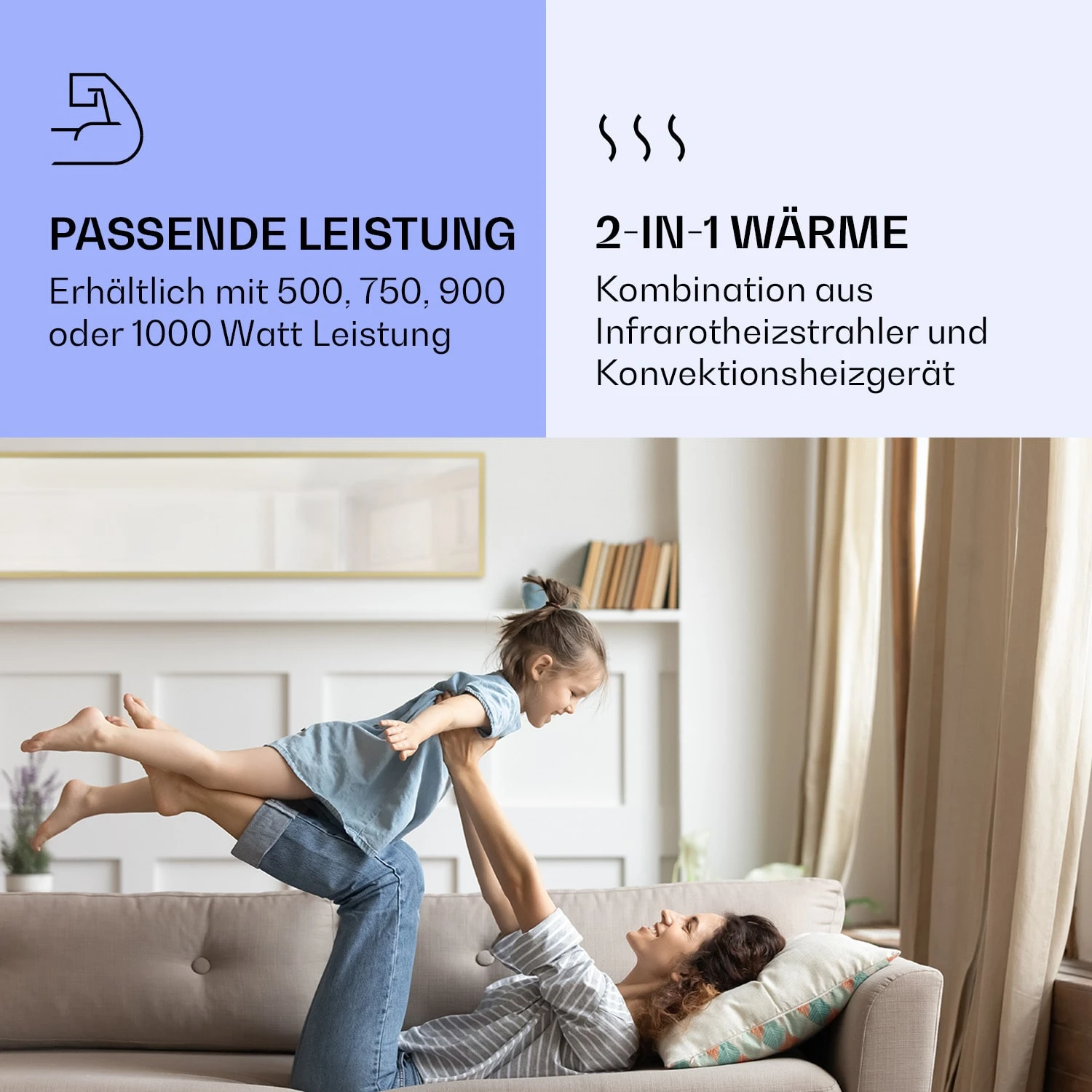 La Palma 900 Smart Infrarotstrahler Konvektor 40x160cm 900W Spiegel Standfuß 7 La Palma 900 Smart Infrarotstrahler Konvektor 40x160cm 900W Spiegel Standfuß – Bild 5