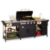 Jersey Outdoor Kitchen Gasgrill Spüle 20,7 KW 5+1 Brenner Mobil -Heimladen 10039854 yy 0001 titel