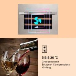 Vinsider 24 Built-In Uno Weinkühlschrank Einbaugerät 1 Zone 24 Flaschen Edelstahl 12 Vinsider 24 Built-In Uno Weinkühlschrank Einbaugerät 1 Zone 24 Flaschen Edelstahl -Heimladen 10039913 de 0003 logo