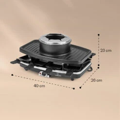 Entrecote 2-in-1 Raclette-Grill & Fondue Naturstein 1100W 8 Personen 15 Entrecote 2-in-1 Raclette-Grill & Fondue Naturstein 1100W 8 Personen -Heimladen 10039922 yy 0007 logo