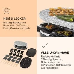 All-U-Can-Grill Raclette Raclette-Grill 4-in-1 Zubehör Für 8 Personen -Heimladen 10039923 de 0005 logo