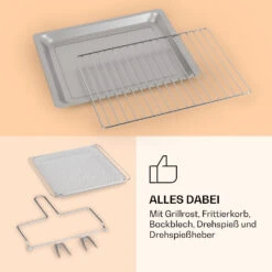 Vigor Air Heißluftfritteuse 1800 W 30 Liter 18 Programme -Heimladen 10039941 de 0007 logo