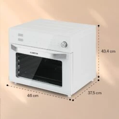 Vigor Air Heißluftfritteuse 1800 W 30 Liter 18 Programme -Heimladen 10039941 yy 0008 dimensions