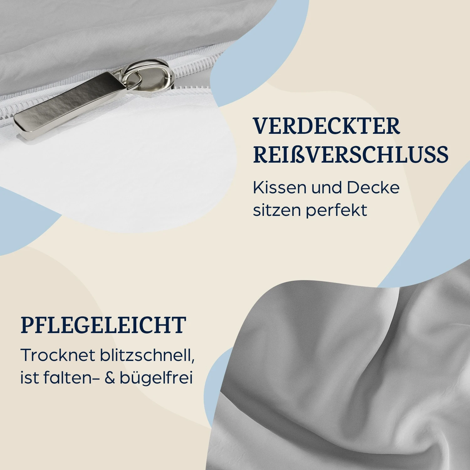 Soft Wonder-Edition Bettwäsche 140x200 Cm Mikrofaser 5 Soft Wonder-Edition Bettwäsche 140x200 Cm Mikrofaser – Bild 3