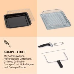 Prime Air Heißluftfritteuse 1500W 23l Timer 8 Programme -Heimladen 10040025 de 0006 logo