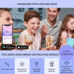 Dolce Bacio Smart Eiscremebereiter Yogurtmaker Kompressor 2 Liter WiFi Touch Edelstahl -Heimladen 10040048 de 0003 logo