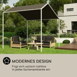Blumfeldt La Rochelle Gazebo Schrägdach UV 50+ Aluminium Polyester -Heimladen 10040098 de 0005 logo
