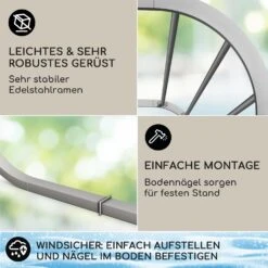 Orleans Gazebo 300 X 220 X 300 Cm Schiebedach UV-Schutz 50+ Leicht -Heimladen 10040119 de 0003 logo