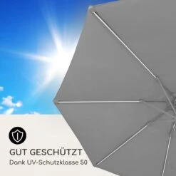 Blumfeldt Calais Sonnenschirm LED Aluminium-Rahmen Polyester-Bespannung UV 50 -Heimladen 10040120 de 0006 logo