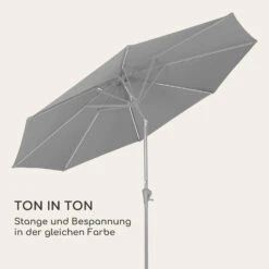 Blumfeldt Calais Sonnenschirm LED Aluminium-Rahmen Polyester-Bespannung UV 50 -Heimladen 10040120 de 0008 logo