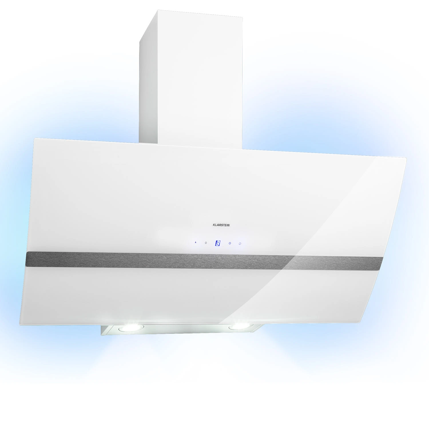 Clara 90 Dunstabzugshaube Glas 509 M³/h Touch Ambiente-Licht 3 Clara 90 Dunstabzugshaube Glas 509 M³/h Touch Ambiente-Licht