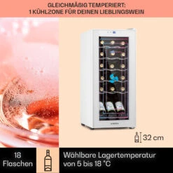 Shiraz 18 Slim Uno Weinkühlschrank 50l 18Fl Touch-Bedienfeld 5-18°C 12 Shiraz 18 Slim Uno Weinkühlschrank 50l 18Fl Touch-Bedienfeld 5-18°C -Heimladen 10040215 de 0003 usp