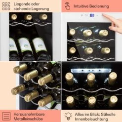 Shiraz 18 Slim Uno Weinkühlschrank 50l 18Fl Touch-Bedienfeld 5-18°C 14 Shiraz 18 Slim Uno Weinkühlschrank 50l 18Fl Touch-Bedienfeld 5-18°C -Heimladen 10040215 de 0005 usp