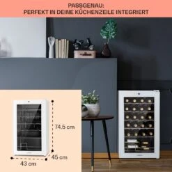 Shiraz 24 Uno Weinkühlschrank 63l 24Fl Touch-Bedienfeld 5-18°C -Heimladen 10040217 de 0006 logo