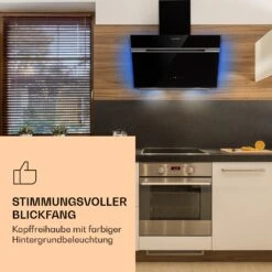 Alina 60 Smart Dunstabzugshaube 60 Cm 594 M³/h LED Ambiente-Licht Glasfront -Heimladen 10040230 de 0004 logo