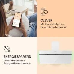 Alina 90 Smart Dunstabzugshaube 90cm 594m³/h LED Ambiente Glasfront 12 Alina 90 Smart Dunstabzugshaube 90cm 594m³/h LED Ambiente Glasfront -Heimladen 10040233 de 0003 logo