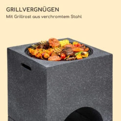 Blumfeldt Monolith Feuerschale Mit Grill MGO & Stahlschale Inkl. Funkenschutz -Heimladen 10040240 de 0003 logo