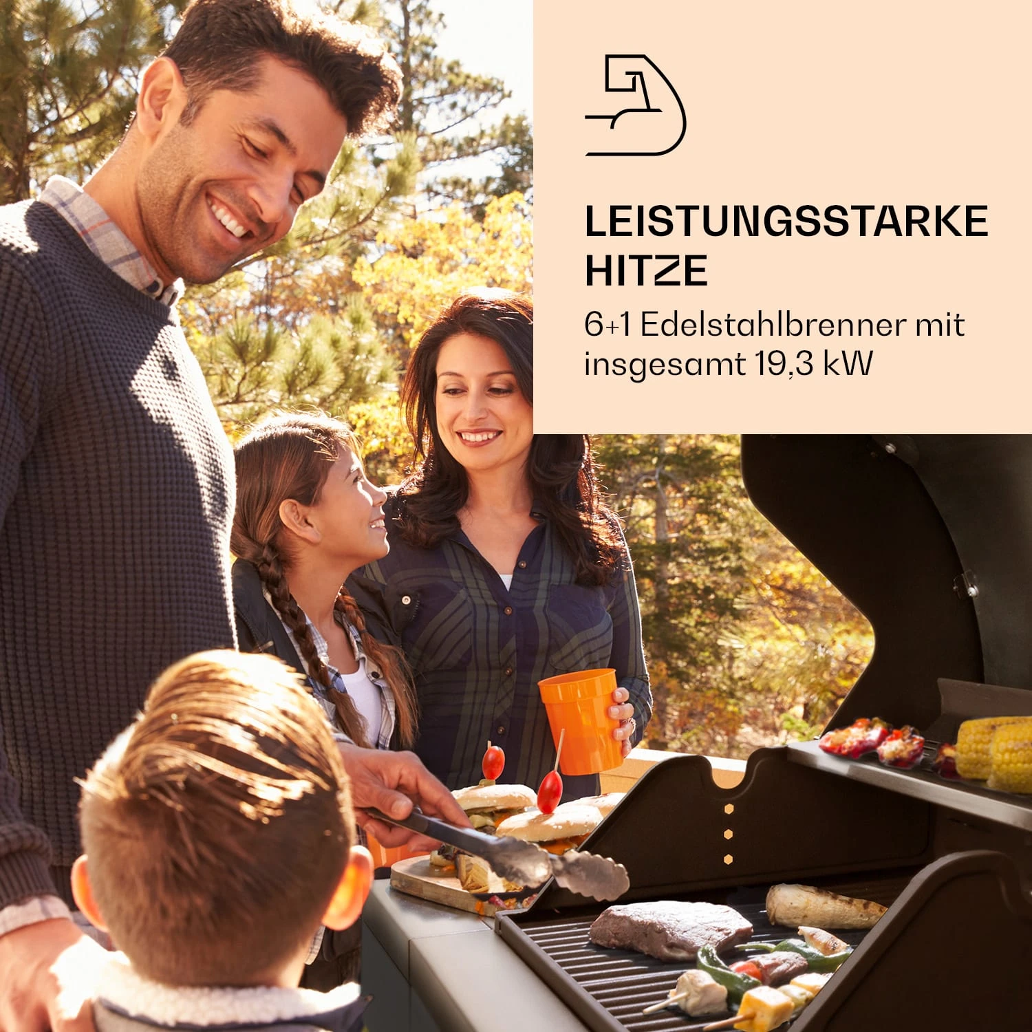 Valdosta 6.1 Gasgrill 6+1 Brenner 19,3 KW Gesamtleistung 4 Valdosta 6.1 Gasgrill 6+1 Brenner 19,3 KW Gesamtleistung – Bild 2