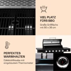 Valdosta 6.1 Gasgrill 6+1 Brenner 19,3 KW Gesamtleistung 12 Valdosta 6.1 Gasgrill 6+1 Brenner 19,3 KW Gesamtleistung -Heimladen 10040269 de 0003 logo