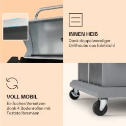 Lucifer 4 Gasgrill 4 X 3,6 KW Brenner 69x45cm Grill Edelstahl Mobil -Heimladen 10040281 de 0006 logo