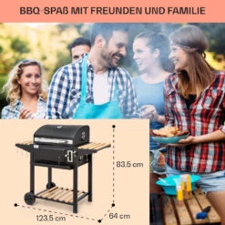 Aberdeen Single Holzkohlegrill -Heimladen 10040292 de 0007 usp