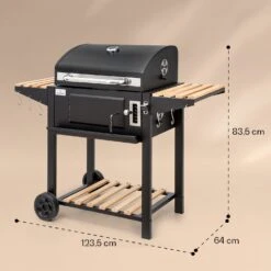 Aberdeen Single Holzkohlegrill -Heimladen 10040292 yy 0011 dimensions