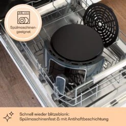 Crisp-Pro Heißluftfritteuse Air Fryer 1400W 3,5 Ltr 8 Programme Timer -Heimladen 10040701 de 0004 logo