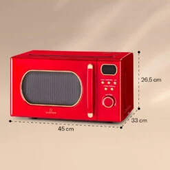 Julieta Mikrowelle Mit Grill 20l 700 / 800 W Ø25,5cm 8 Programme -Heimladen 10040732 yy 0007 dimensions