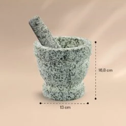 Mörser Mit Stößel 360 Ml Geriffelte Innenseite Rutschfest -Heimladen 10040838 yy 0006 logo