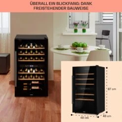 Barossa 29 Duo Weinkühlschrank 29 Fl 80 Ltr 2 Zonen Drucktasten -Heimladen 10041124 de 0006 usp