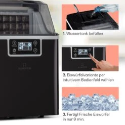 Chios Eiswürfelmaschine 20 Kg/24 H Auto-Clean 3,2-Liter Wassertank 12 Chios Eiswürfelmaschine 20 Kg/24 H Auto-Clean 3,2-Liter Wassertank -Heimladen 10041144 de 0004 logo