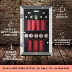 Beersafe 70 Birra Edition Kühlschrank 70 Ltr 3 Böden Glastür Edelstahl 15 Beersafe 70 Birra Edition Kühlschrank 70 Ltr 3 Böden Glastür Edelstahl -Heimladen 10041177 de 0006 usp